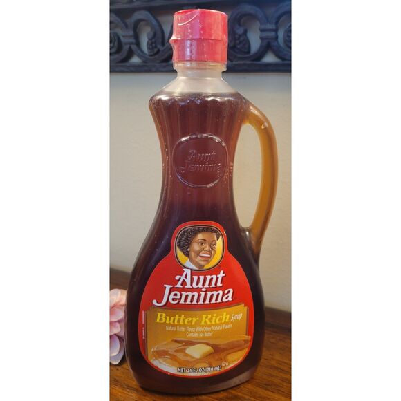 Aunt Jemima BUTTER RICH Syrup 24 fl oz Sealed NOS 2005 Collectible Prop - Picture 12 of 12